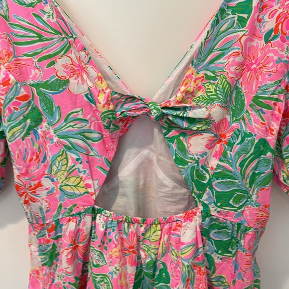 Lilly Pulitzer Nalani Short Sleeve Cotton Dress. - Picture 7 of 15